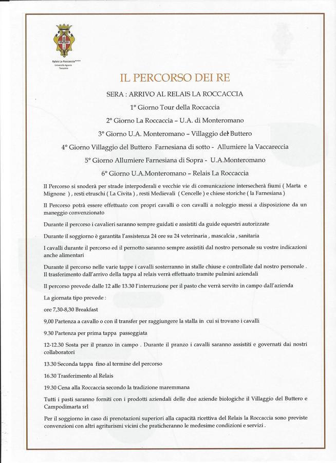 Biocampus La Roccaccia - Universita' Agraria Di Тарквиния Экстерьер фото